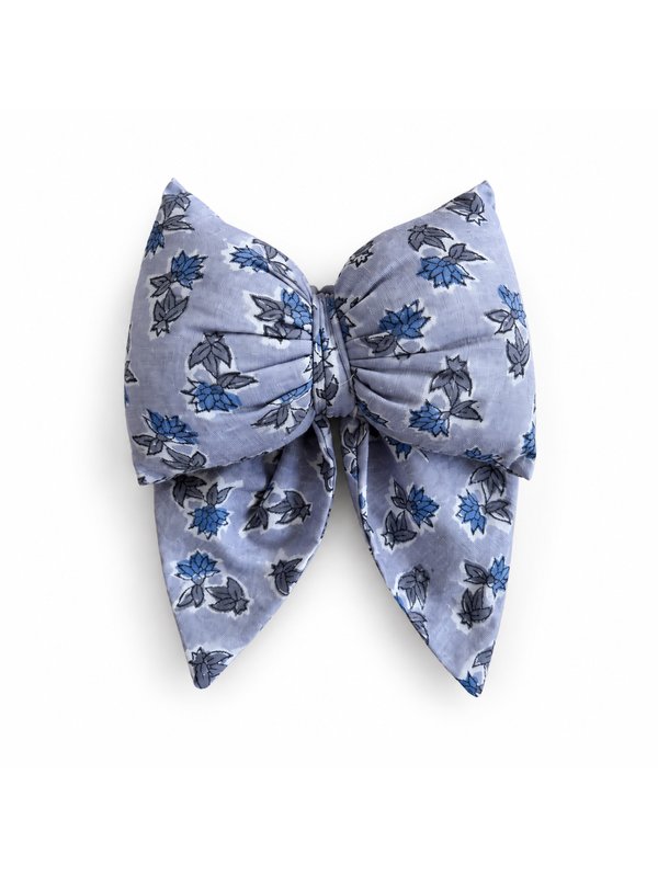 Periwinkle Floral bow