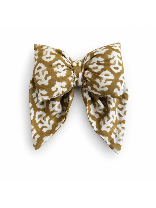 Mustard Floral bow