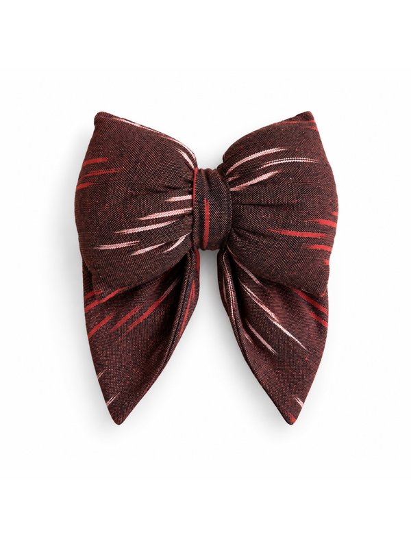 Brick Ikat bow