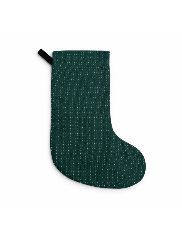 Forest Sprig stocking, top-down on white